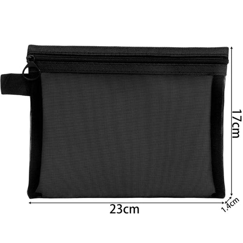 1/3pcs Mesh Clear Cosmetic Bags Small Large Black Makeup Bag Portable