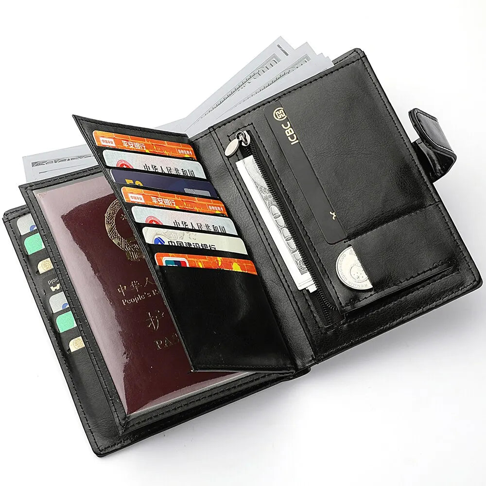 Stylish Travel Passport Bag Multi-Card Card Holder Portable