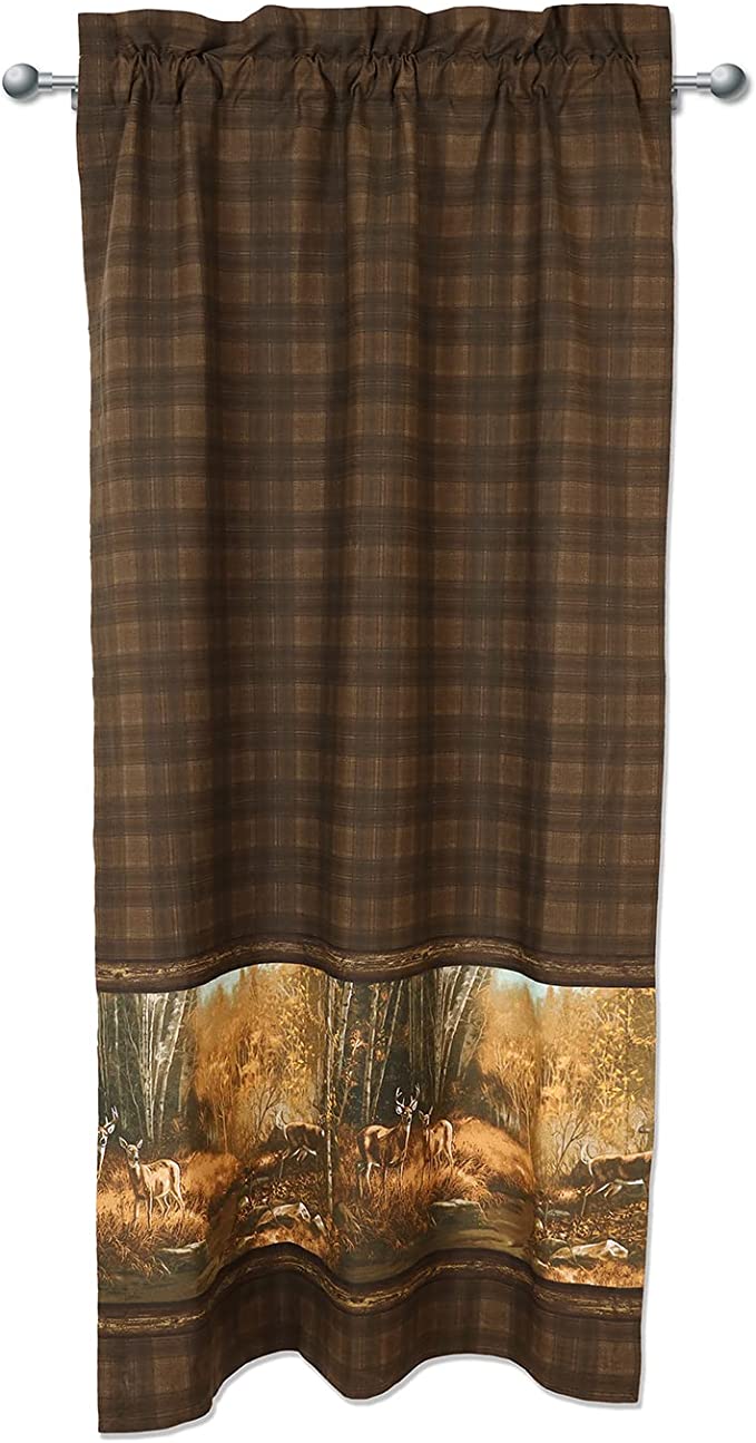 VISI-ONE - Blue Ridge Trading - Whitetail Birch - Rod Pocket Curtains