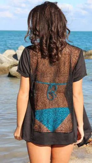 Swim Cover Up Kimono