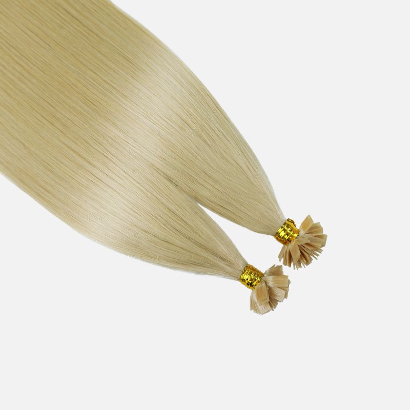 Light Blonde (9C) Flat Tip Hair Extensions (50g - 100g)