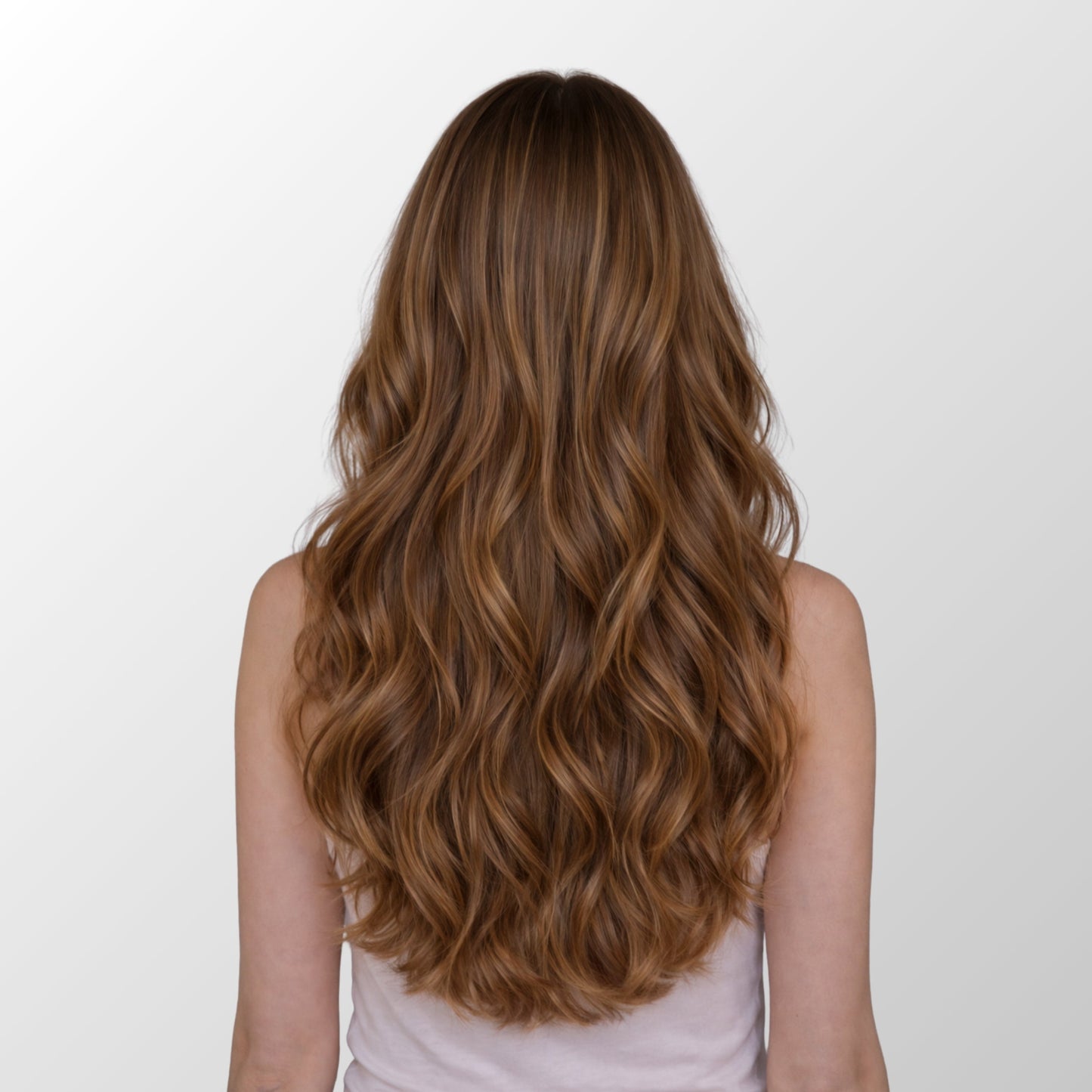 Honey Blonde Balayage (1A/1A+4Q) Classic Clip-In Hair Extensions (120g-140g)