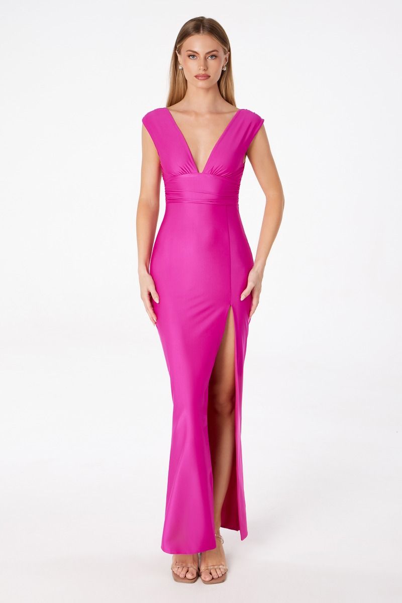 Gold & Black Formal Dress – Two-Tone Drama Gown