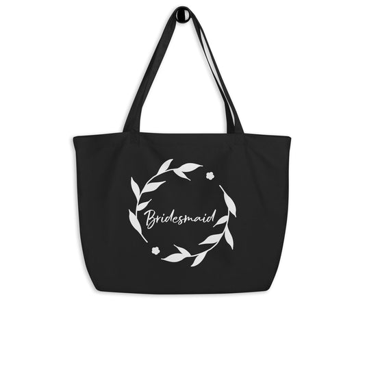 Large Canvas Tote Bag - Bridesmaid Wedding Gift Bag