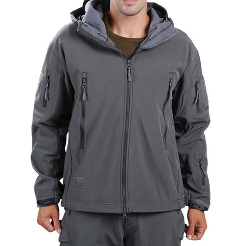 Mens Army Style Wind and Waterproof Jacket