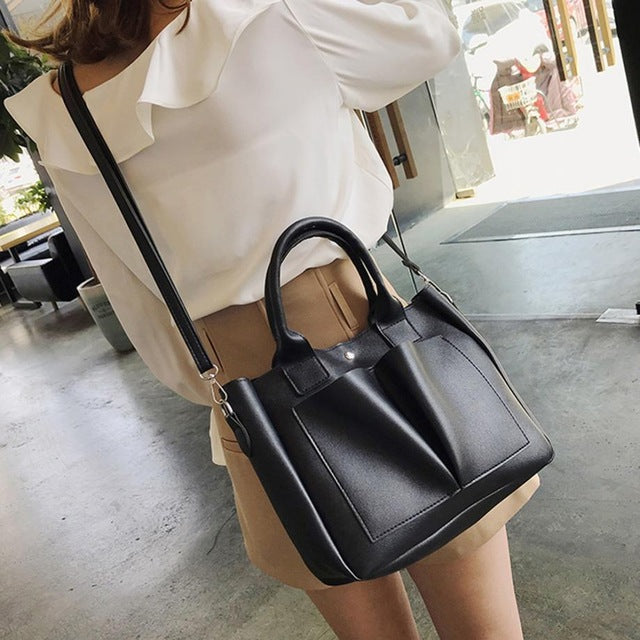 Retro style Women's Leather Shoulder Bags With