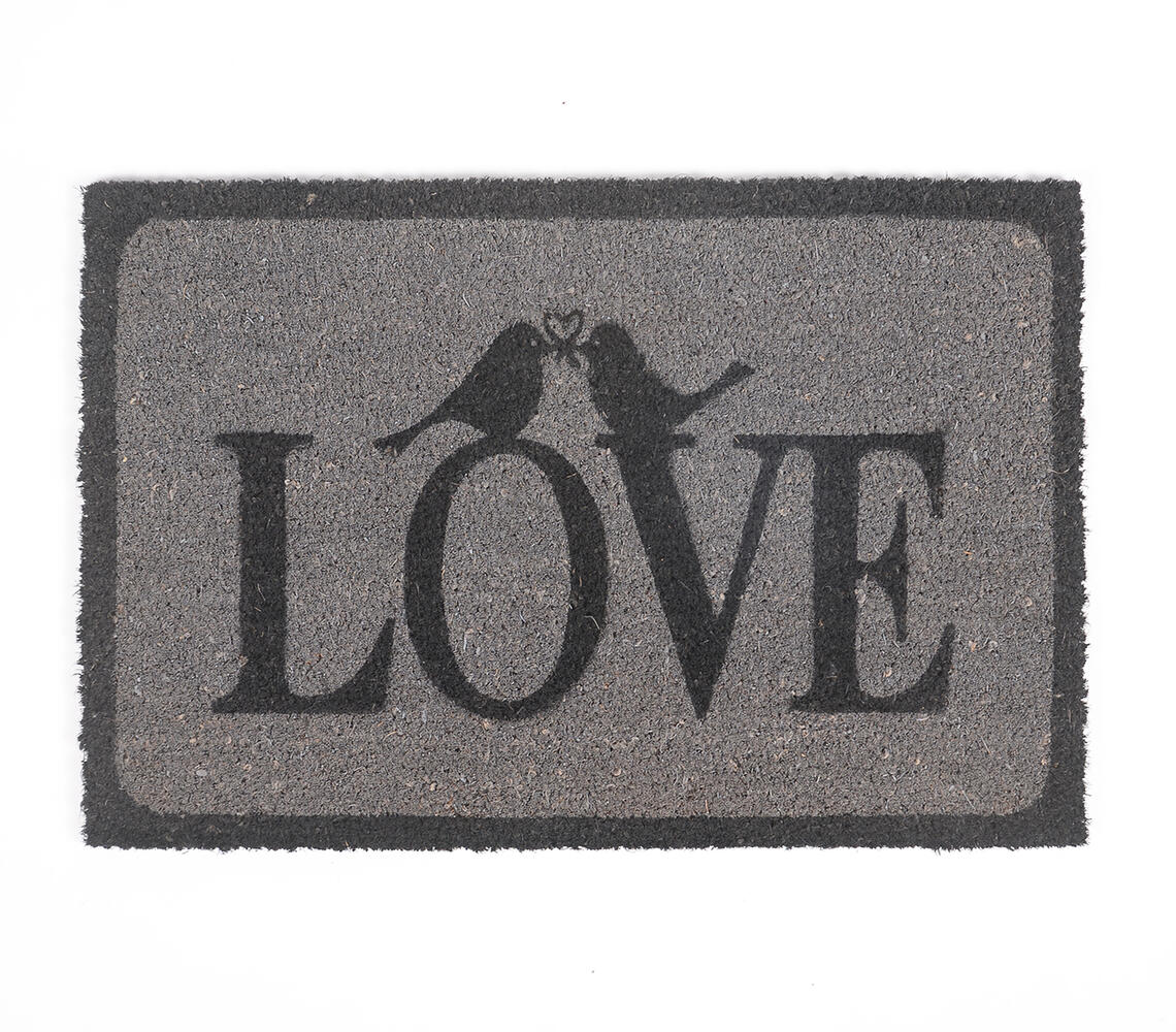 Love' Coconut Coir door mat