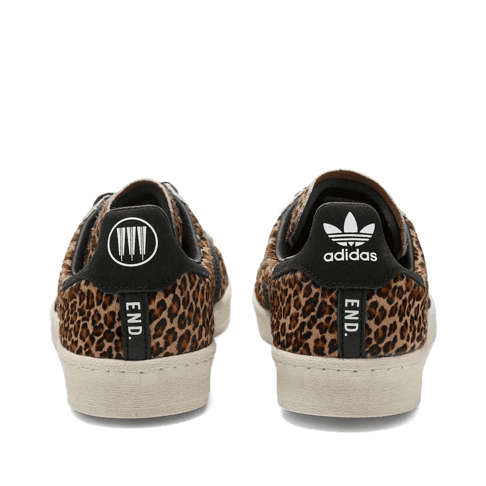 ADIDAS X NEIGHBORHOOD CAMPUS - UK 9 / LEOPARD & BLACK