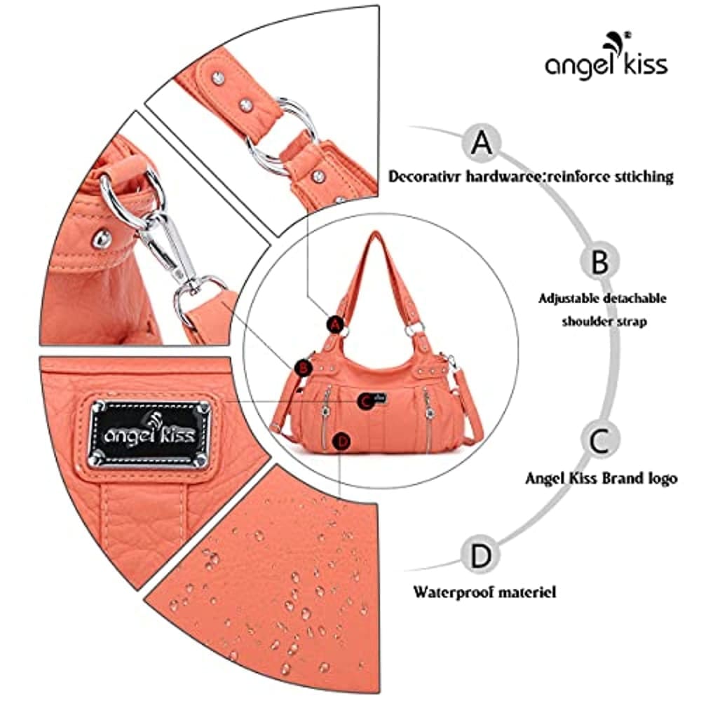 Angelkiss Hobo Purses and handbags for Women Satchel Handbag