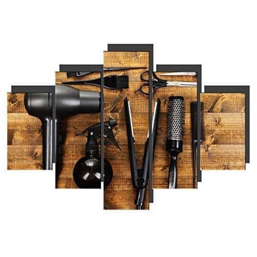 Barber Pictures for Living Room Haircut Tools Wall Art Hair 