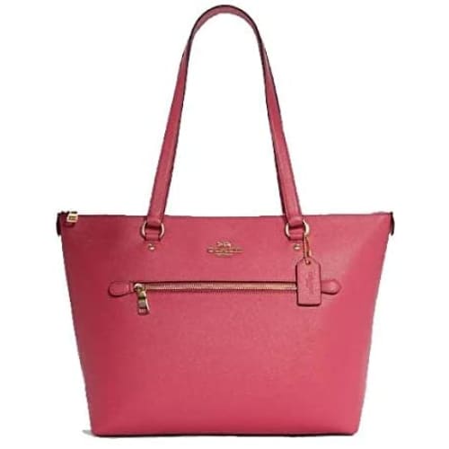 Coach Women’s Gallery Tote - Crossgrain Leather - Strawberry