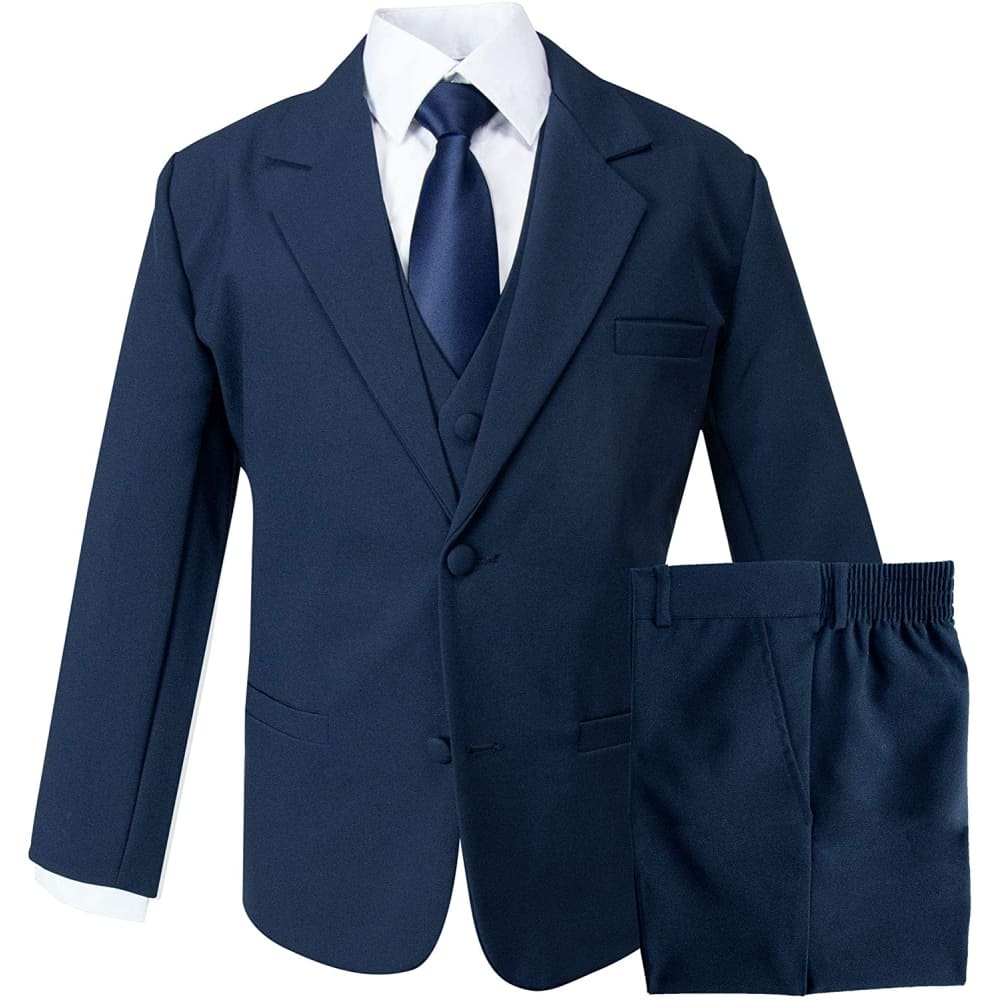 Communion Spring Notion Boys’ Classic Fit Dress Suit Set - 