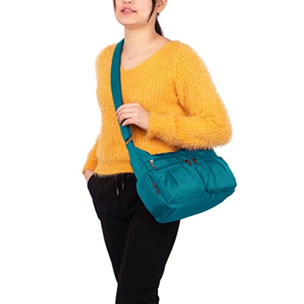Lightweight | Nylon | Crossbody/Shoulder Bag | Multiple Pockets