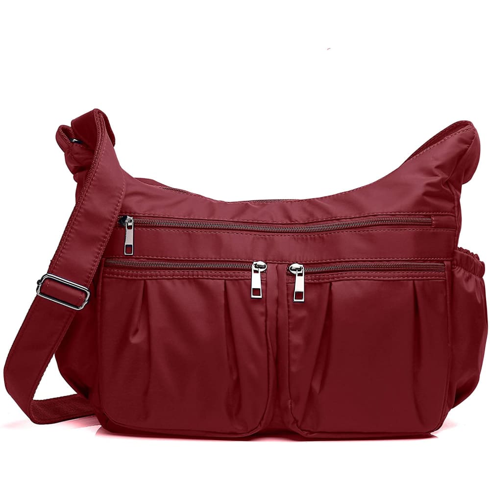 Amazon.com: Shoulder Bag for Women, Waterproof Shopping Lightweight Work  Purse and Handbag Travel Beach Tote Nylon Large Capacity Hobo (8022-BLACK)  : Clothing, Shoes & Jewelry