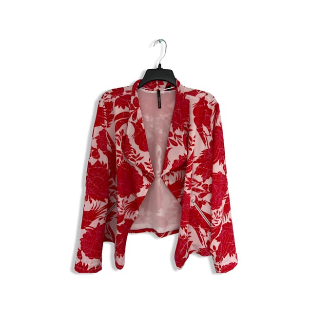 Damee. Inc Fashion Jacket - XLarge / red and white