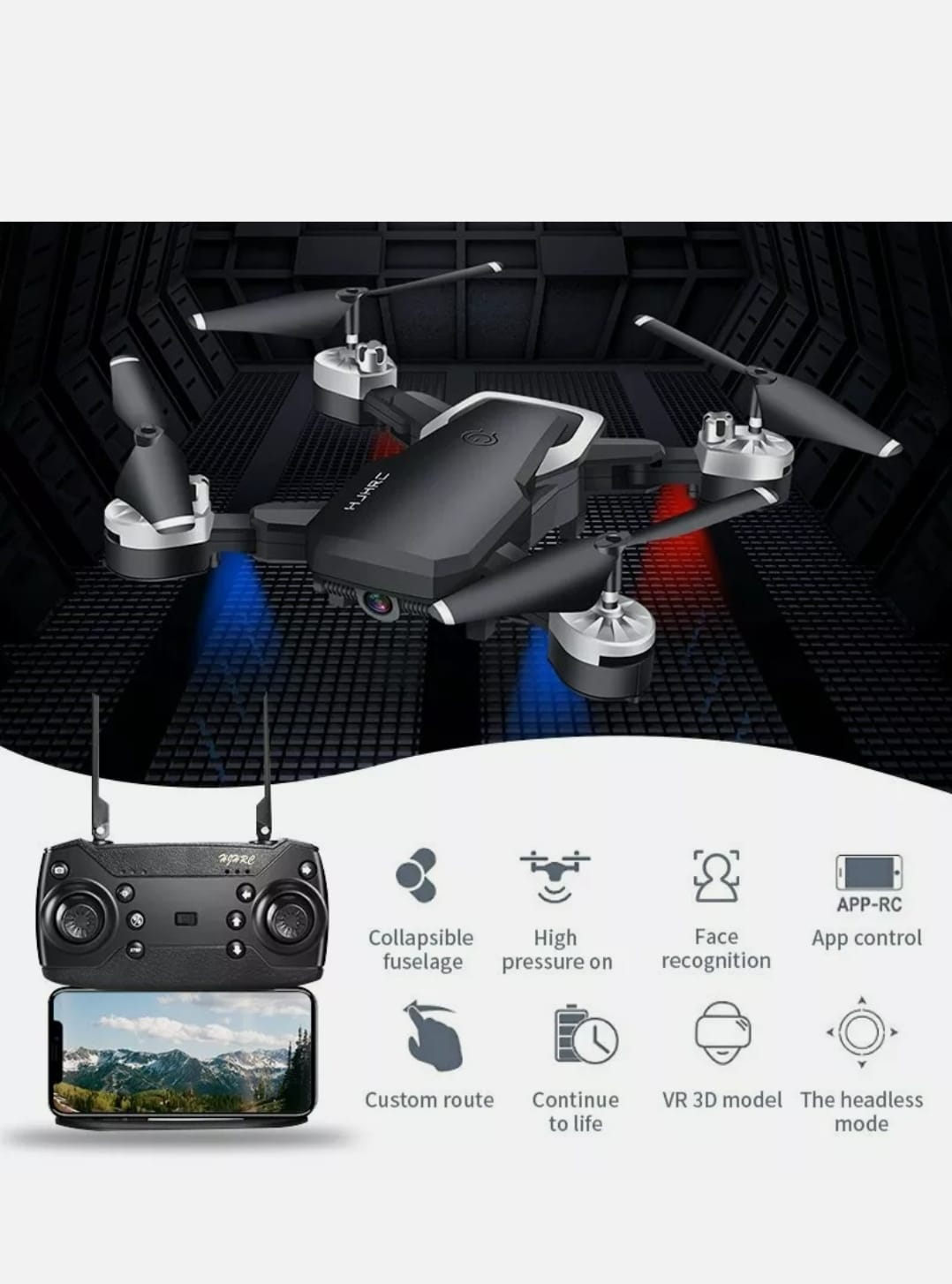 Ninja Dragon J10X WiFi RC Quadcopter Drone with 4K HD Camera