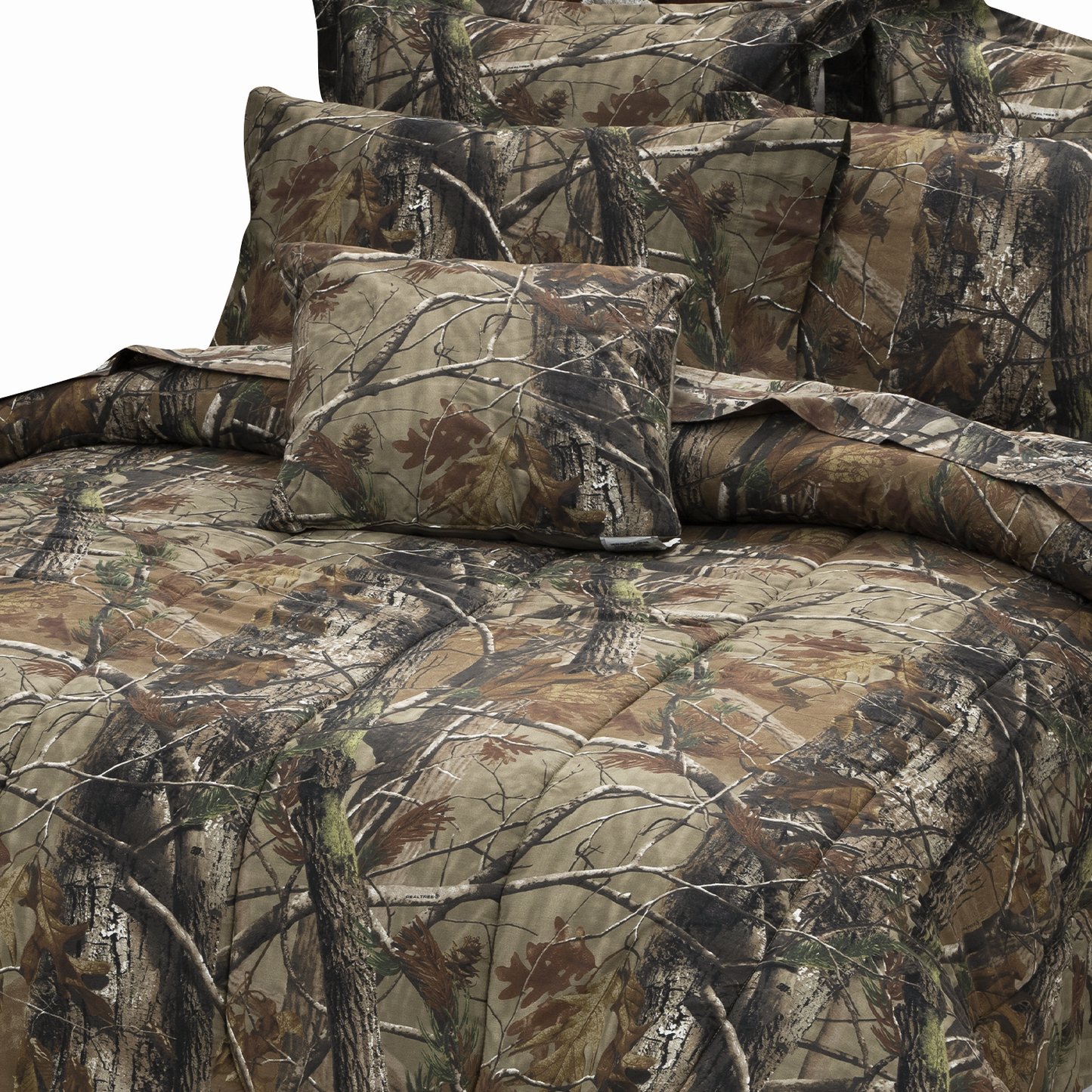 Realtree All Purpose Camouflage Brown Comforter Set