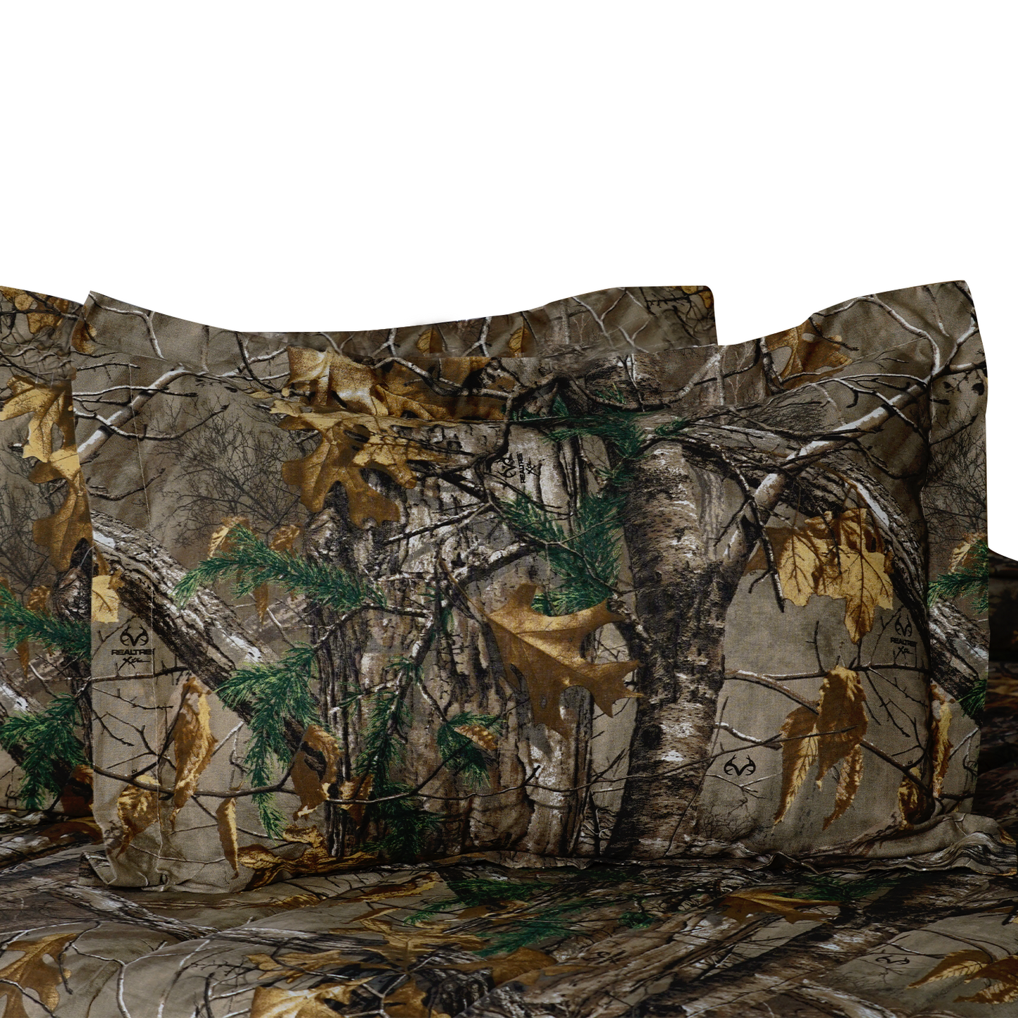 Realtree Xtra Camouflage Dark Brown Comforter / Sham Set