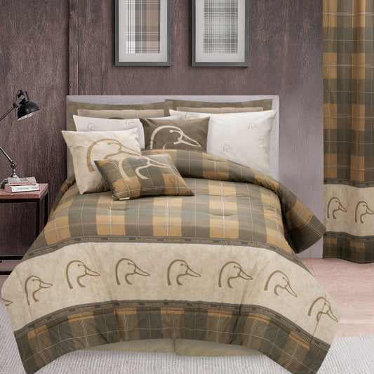 Ducks Unlimited Plaid Comforter Set