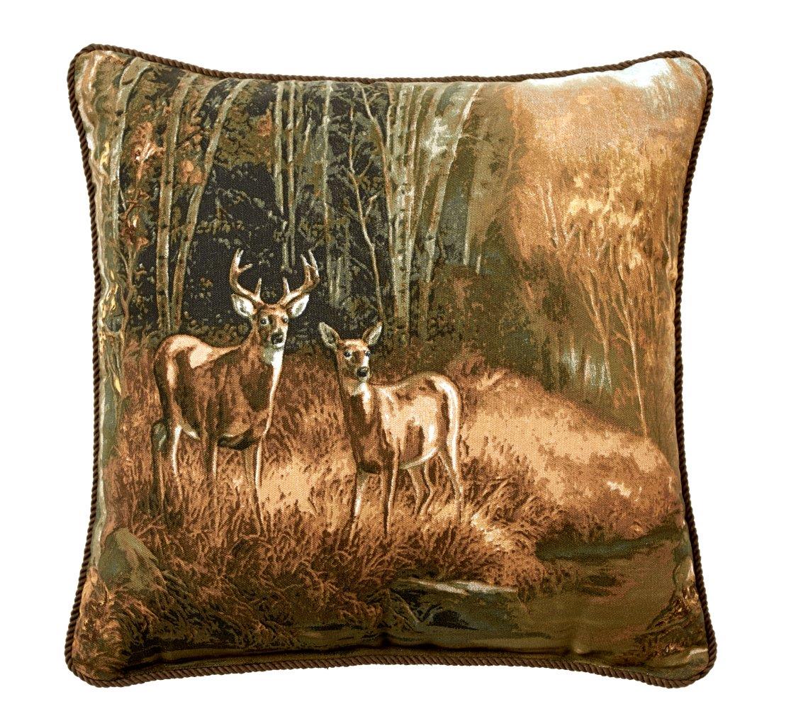 Whitetail Birch Square Pillow