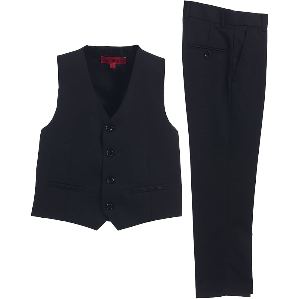 Dressing Up Boy’s Formal Suit Set - 2T / 2pc Black - Back to