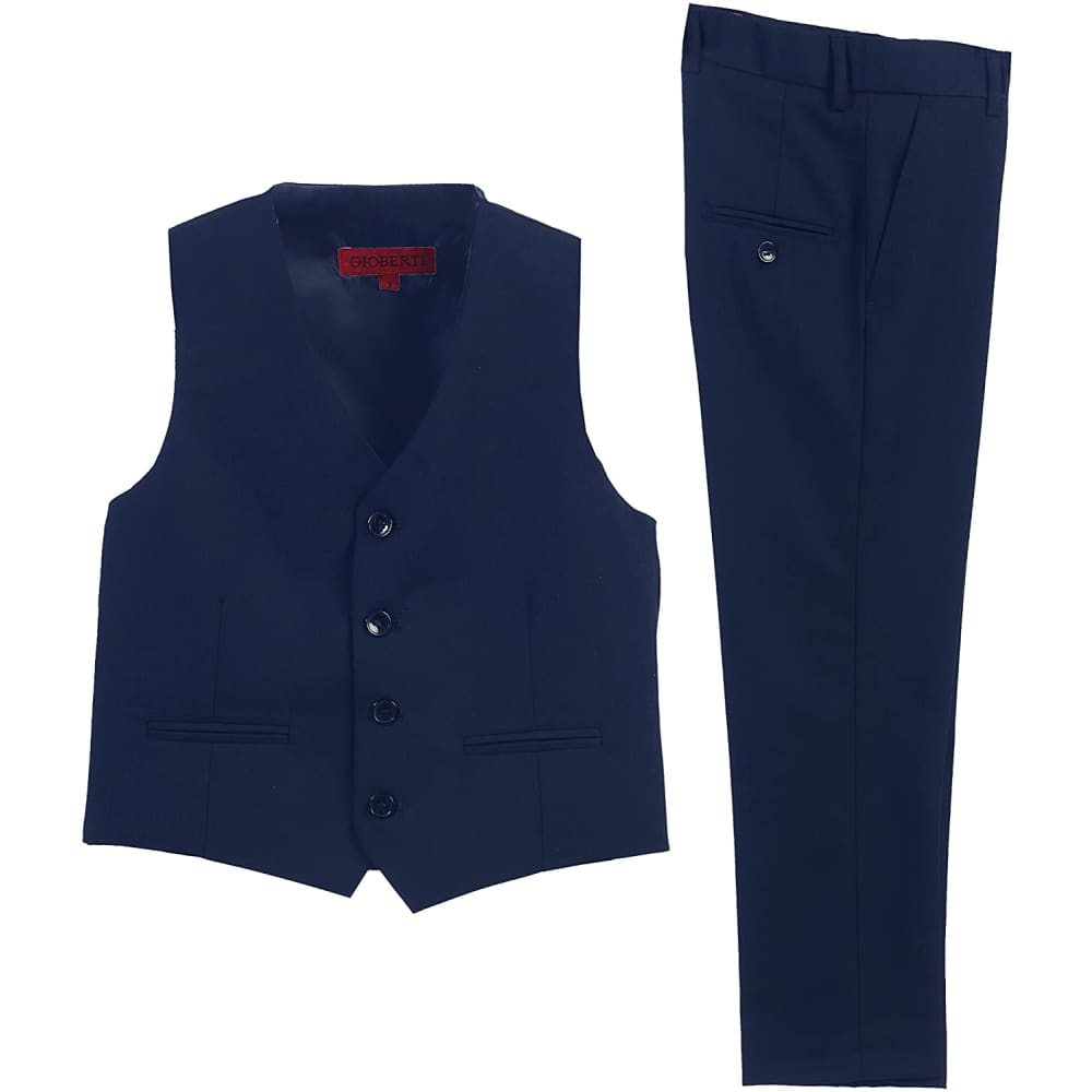 Dressing Up Boy’s Formal Suit Set - 2T / 2pc Dark Royal Blue