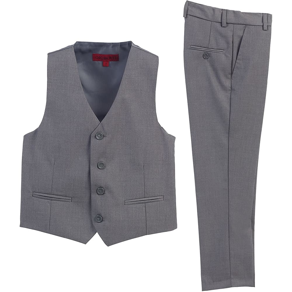 Dressing Up Boy’s Formal Suit Set - 2T / 2pc Gray - Back to 