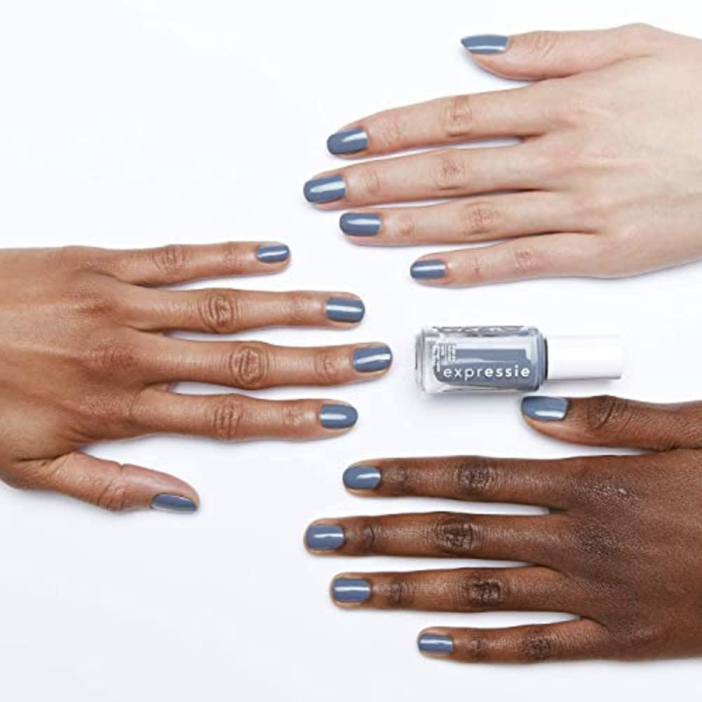 essie expressie Quick-Dry Vegan Nail Polish Air Dry Slate 