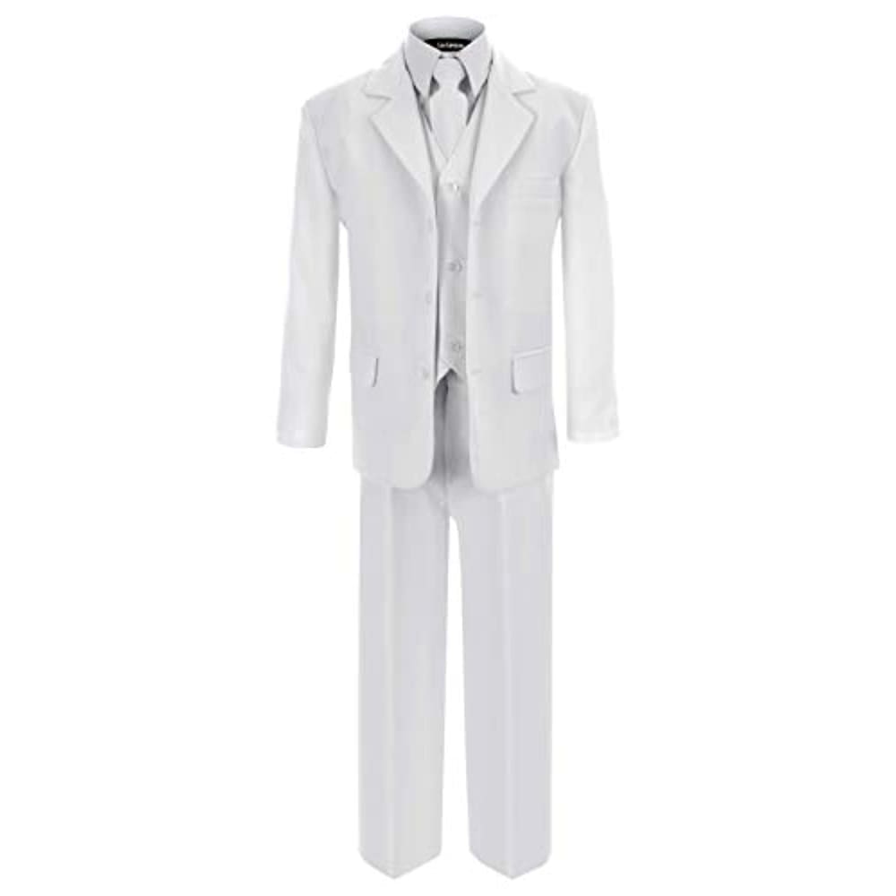 First Communion and Wedding Suit Set White for Boys - 4 - 
