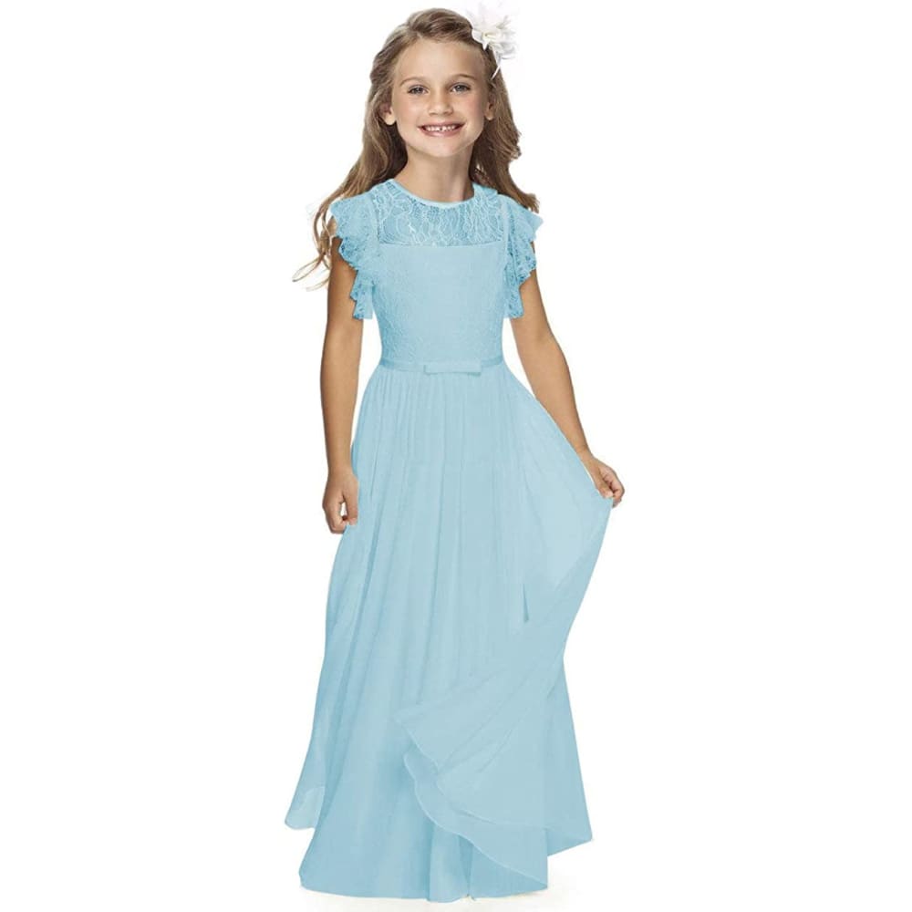 4 12 Year Old Girl's Clothing Princess Mesh Puffy Dress Flower Child  Butterfly Printed Graduation Ball Dress Runway Show