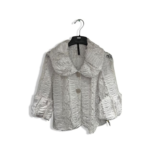 i.c. by connie k clothing white lace coat