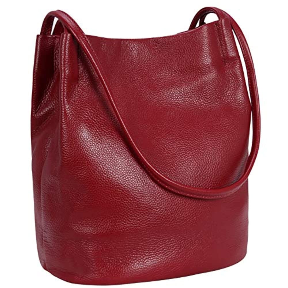 Iswee Genuine Leather Totes Shoulder Bag Fashion Handbags 