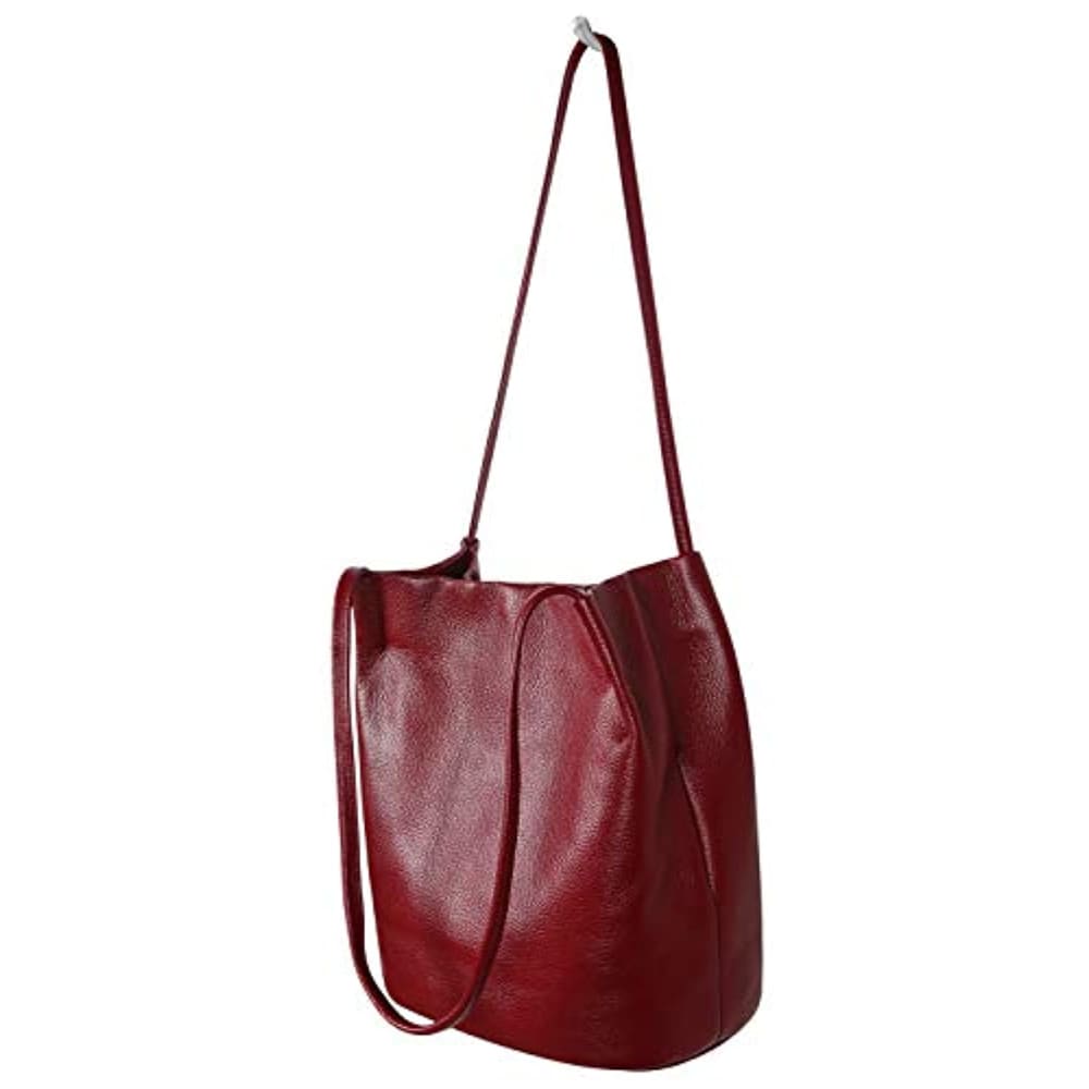 Iswee Genuine Leather Totes Shoulder Bag Fashion Handbags 