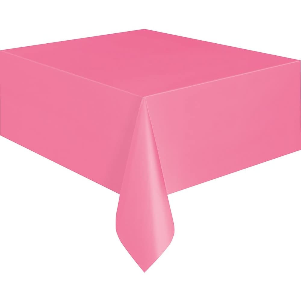 ITs A girl Its Boy Baby Shower Plastic Tablecloth - Hot Pink