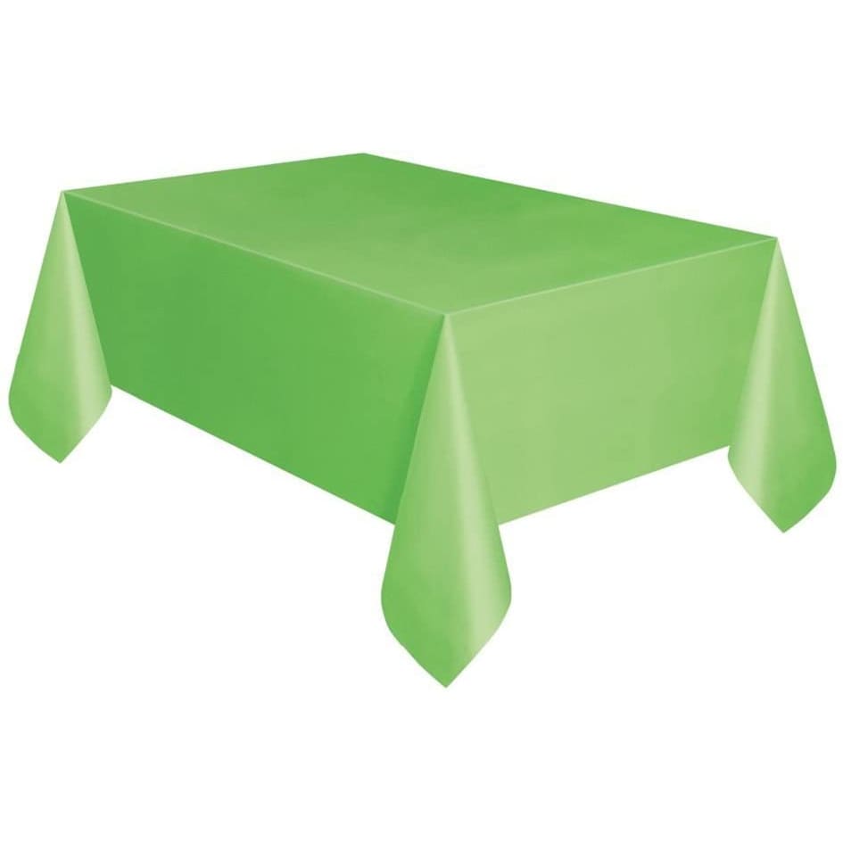 ITs A girl Its Boy Baby Shower Plastic Tablecloth - Lime 