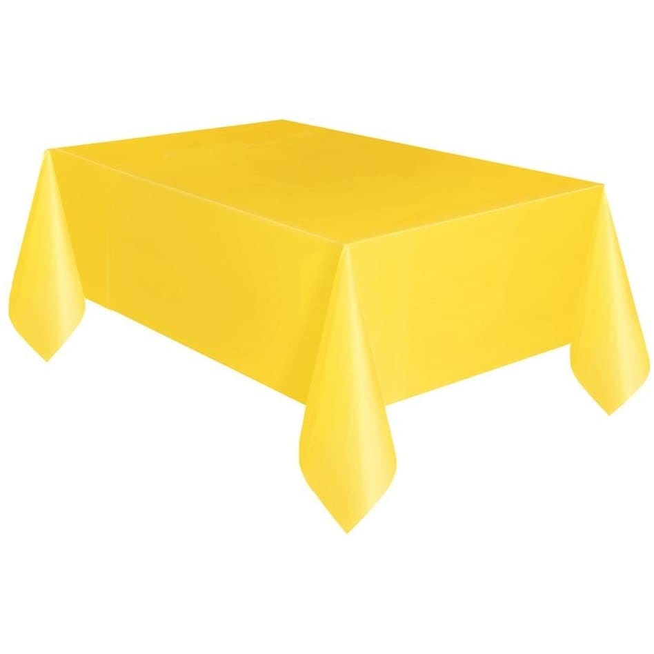 ITs A girl Its Boy Baby Shower Plastic Tablecloth - Yellow -