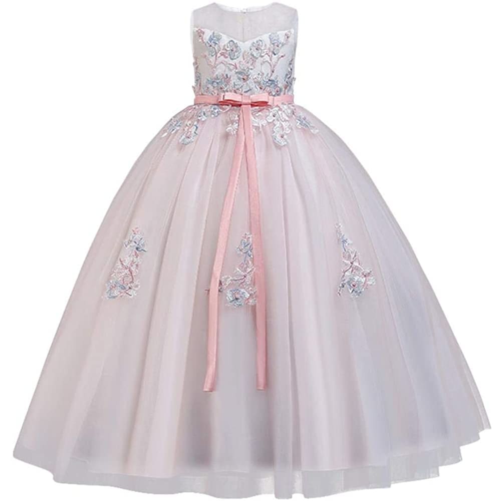 Little Big Girl Flower Tulle Dress Princess Pageant Birthday