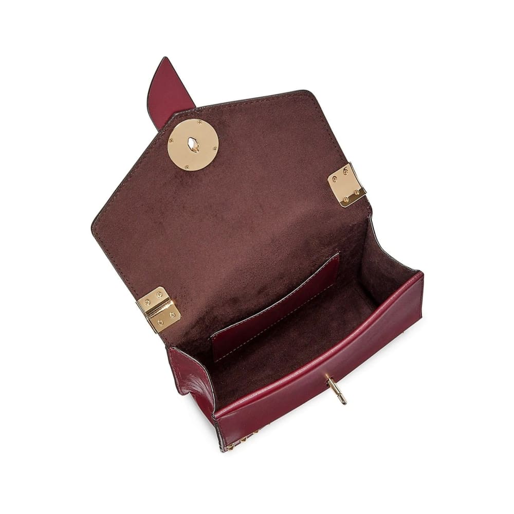 Michael Kors Small Convertible Leather Studded Crossbody Bag