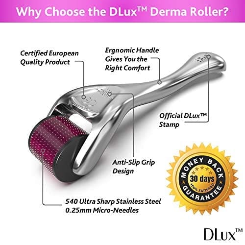 Microneedle Derma Roller with Protective Kit and Ebook:: 