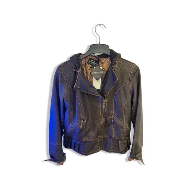 MONTANACO Washable Coat Leather - bwown / Large