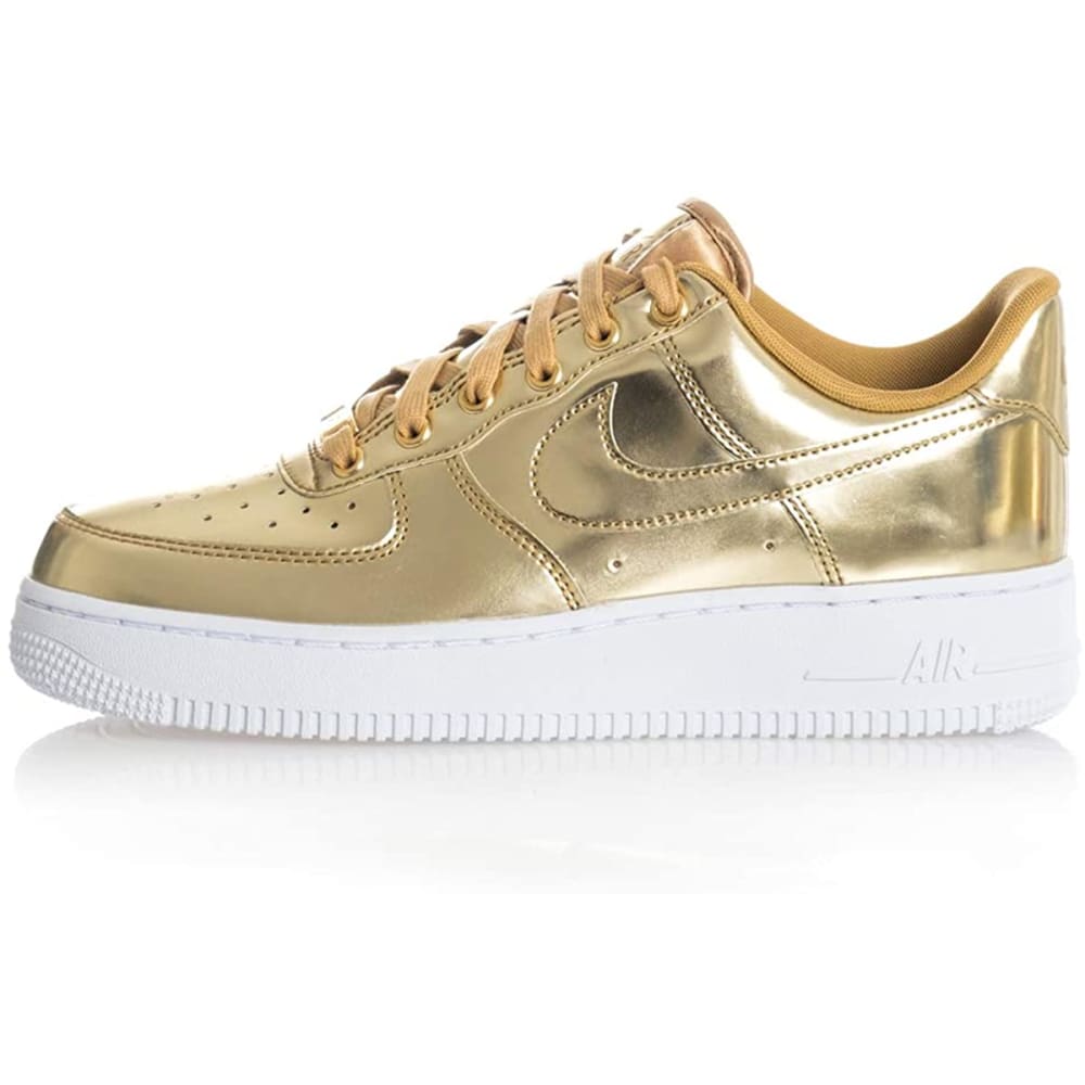 Nike Women’s Basketball Shoes - 5 / Gold/White - Back to 