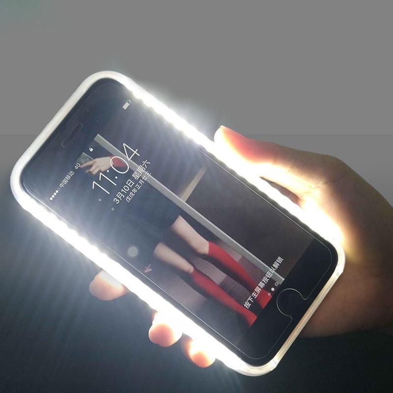 Luxury Light up LED Glowing Case for iPhones 7, 7Plus, 8, 8Plus, X,