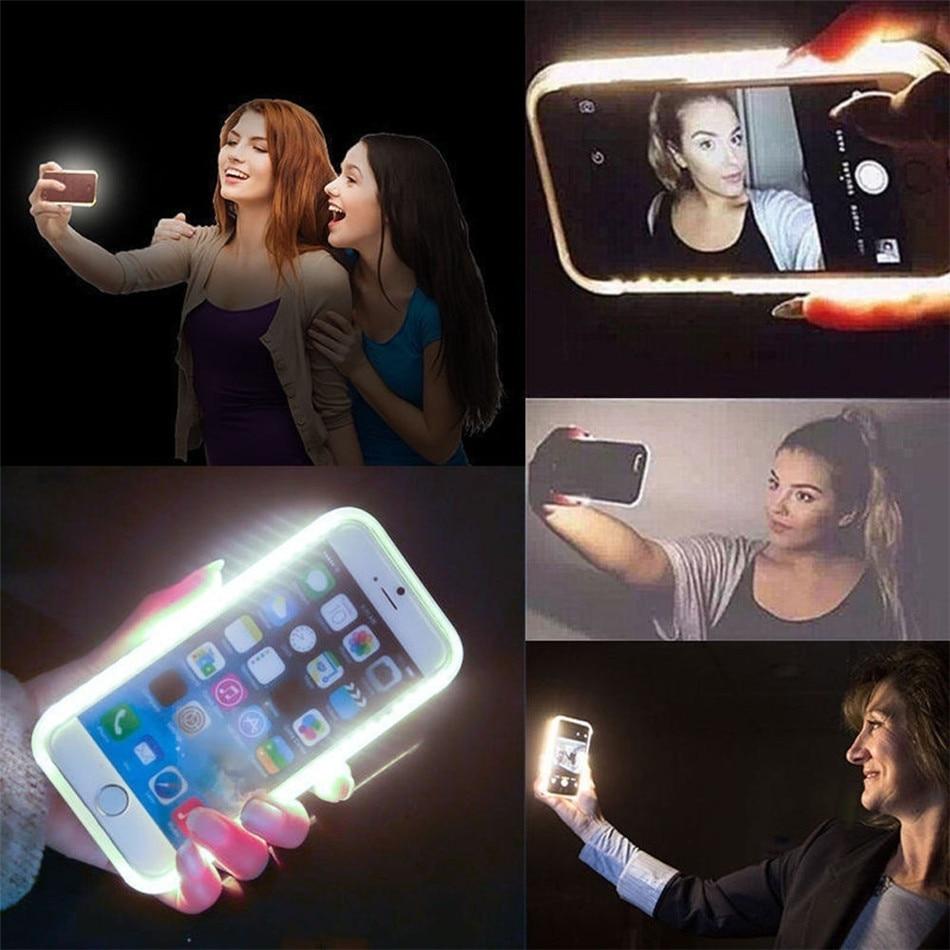 Luxury Light up LED Glowing Case for iPhones 7, 7Plus, 8, 8Plus, X,