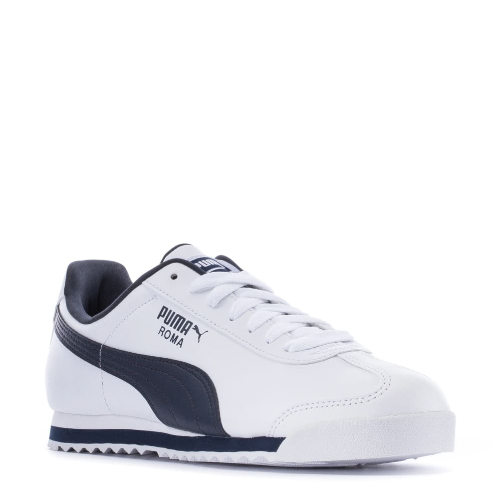 PUMA ROMA BASIC MEN’S - UK 10 / WHITE & BLUE