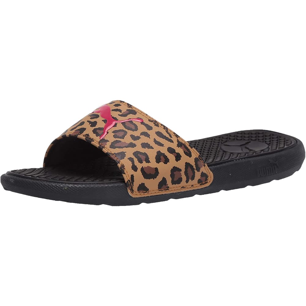PUMA Women’s Cool Cat Slide Sandal - 5 / Puma Black-bright 