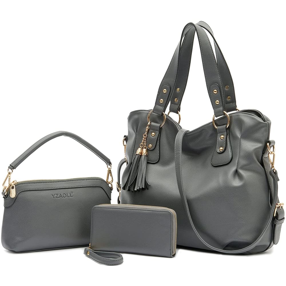 Purse and Wallet set for Women Large Hobo Bags Female 