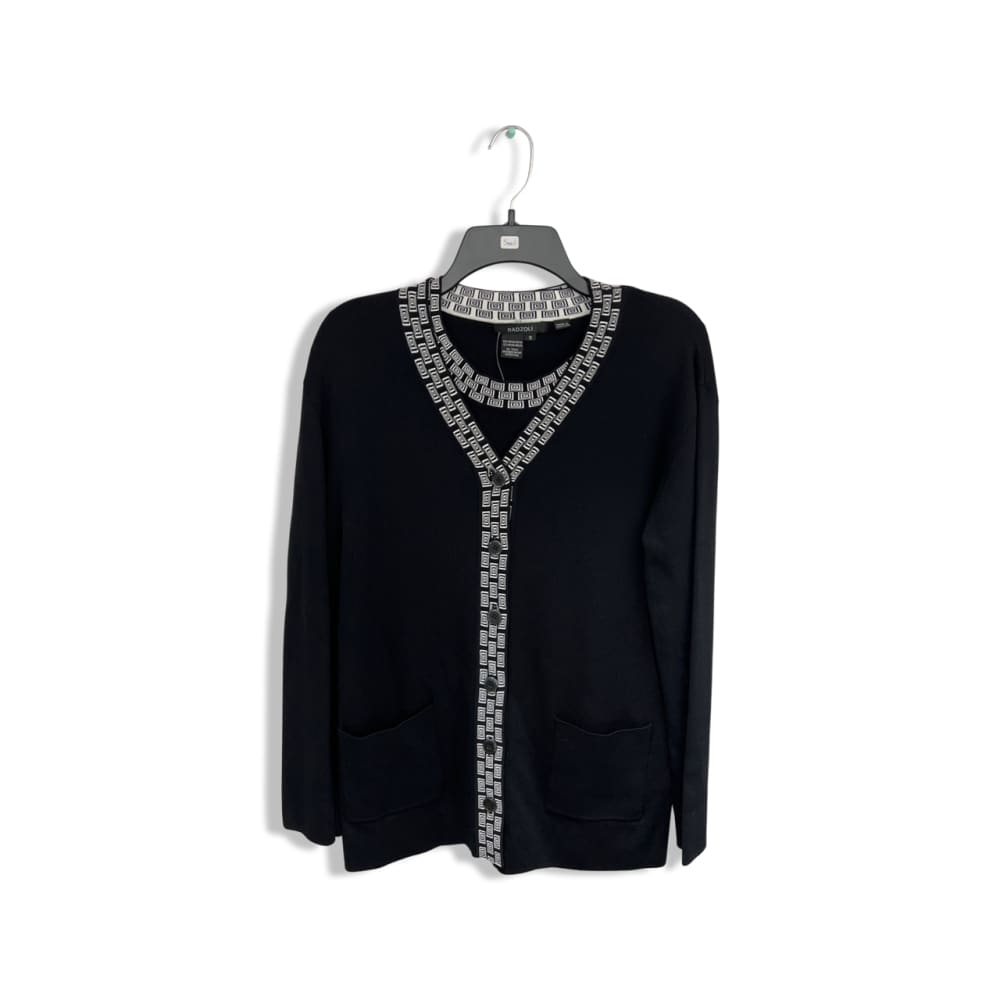 Radzoli Fashion and Style Sweater - medium / black white