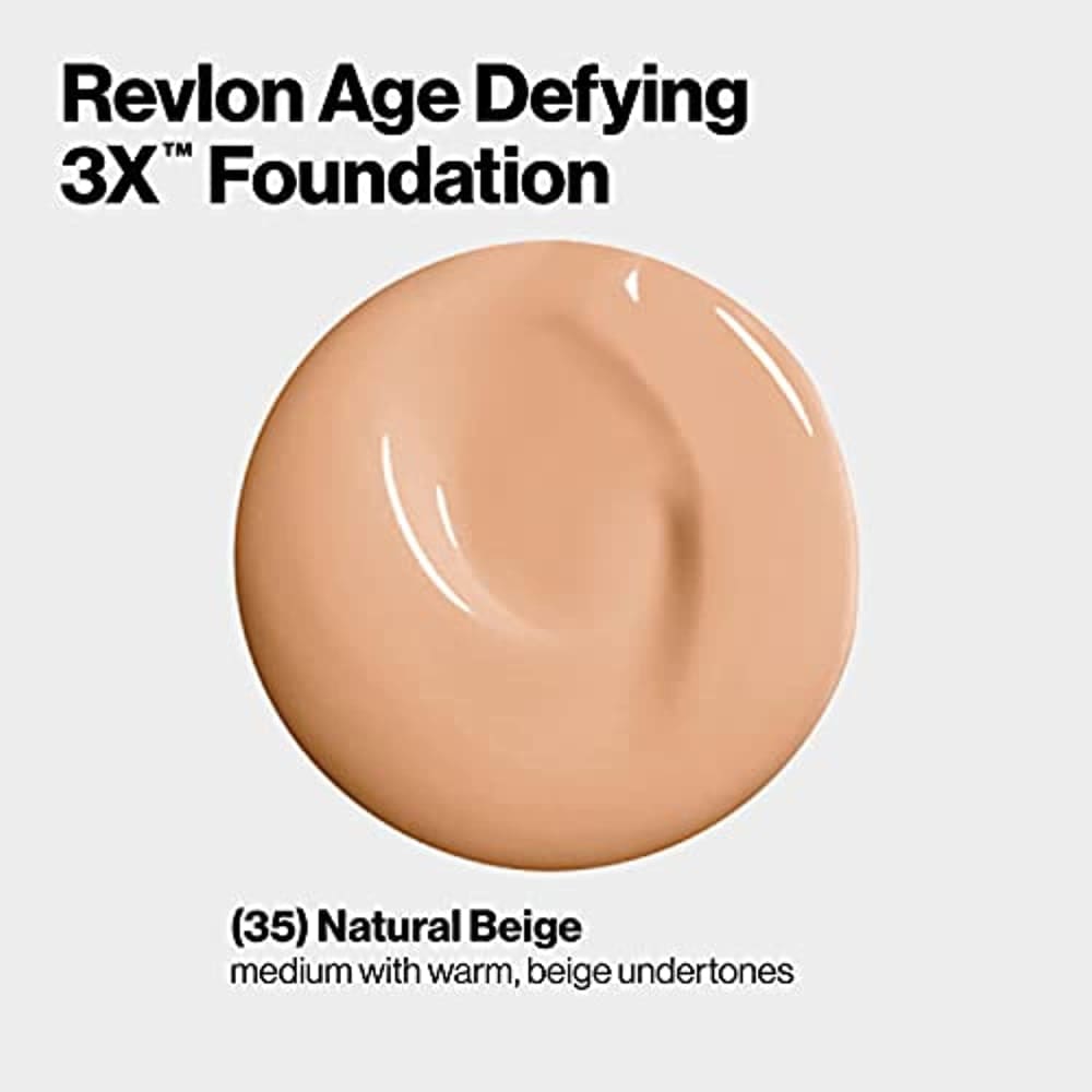 Revlon Age Defying 3X Makeup Foundation Firming Lifting and 