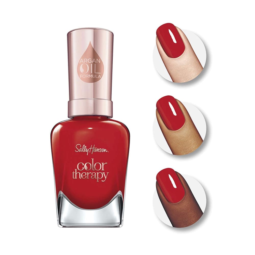Sally Hansen Color Therapy Nail Polish Red-iance Pack of 1