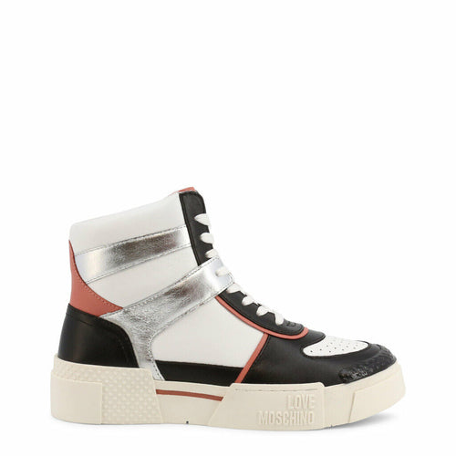 Silver High Top Sneakers